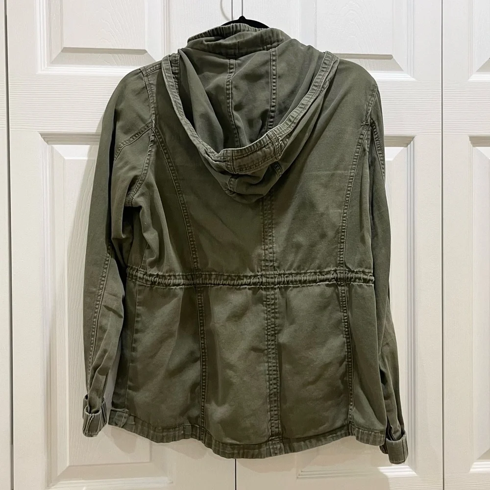 Bajee Collection Green Utility Jacket Large - Picture 9 of 9